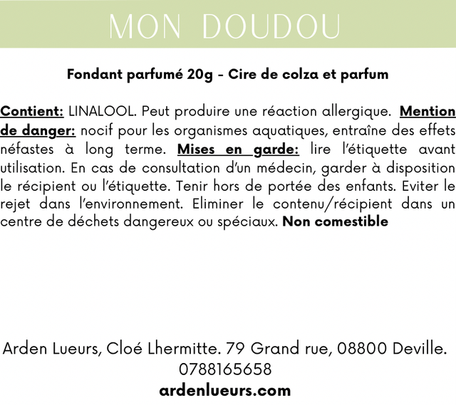 Fondant Mon doudou