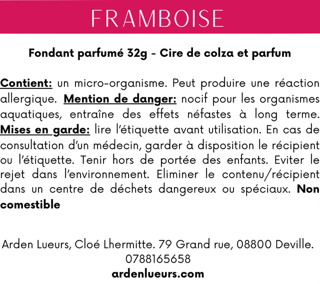 Fondant Framboise