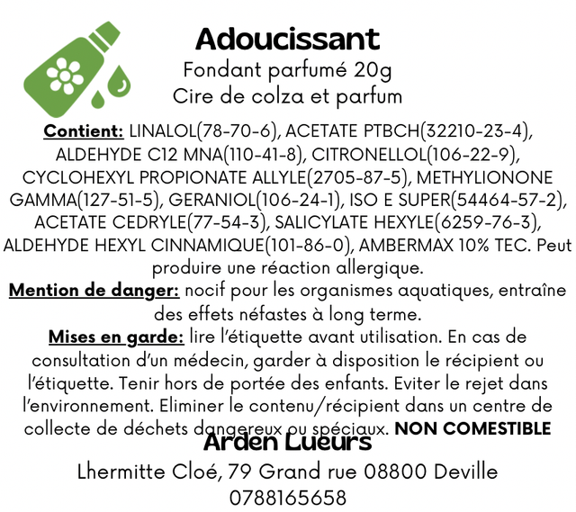 Fondant Adoucissant