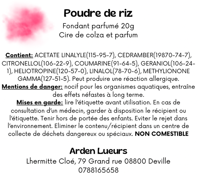 Fondant Poudre de riz 