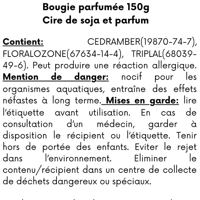 Bougie Balade en forêt 