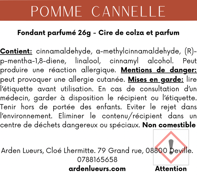 Fondant Pomme cannelle