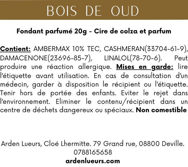 Fondant Bois de oud